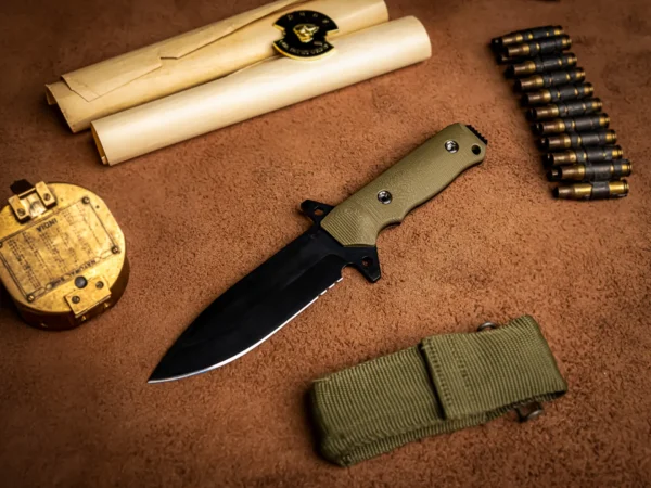 Main Street Knife AIO-2 Green Handle