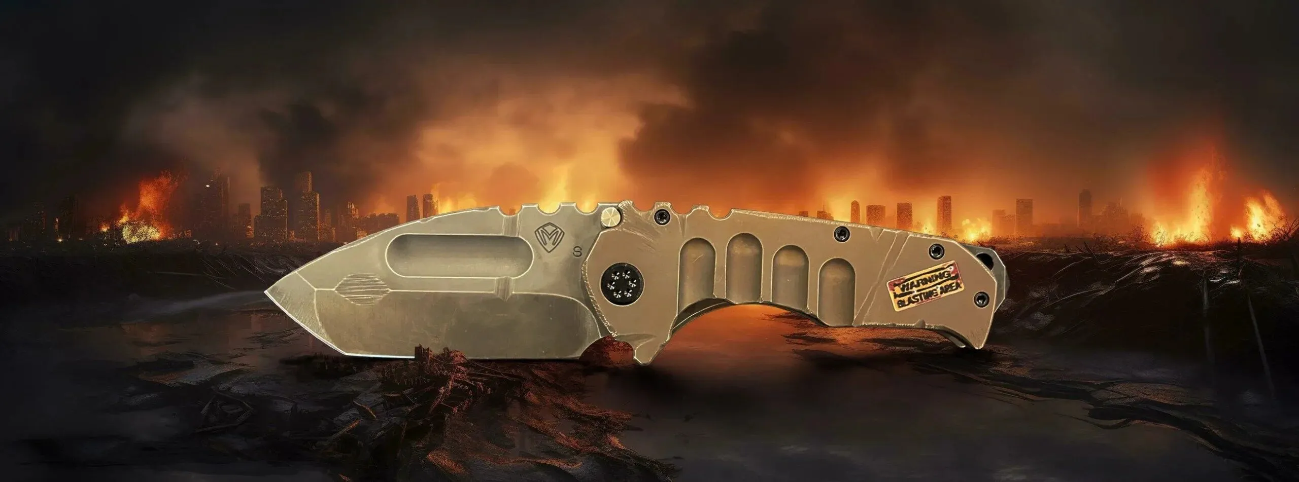 Fallout Praetorian Ti Tanto - California Custom Knife Show Special