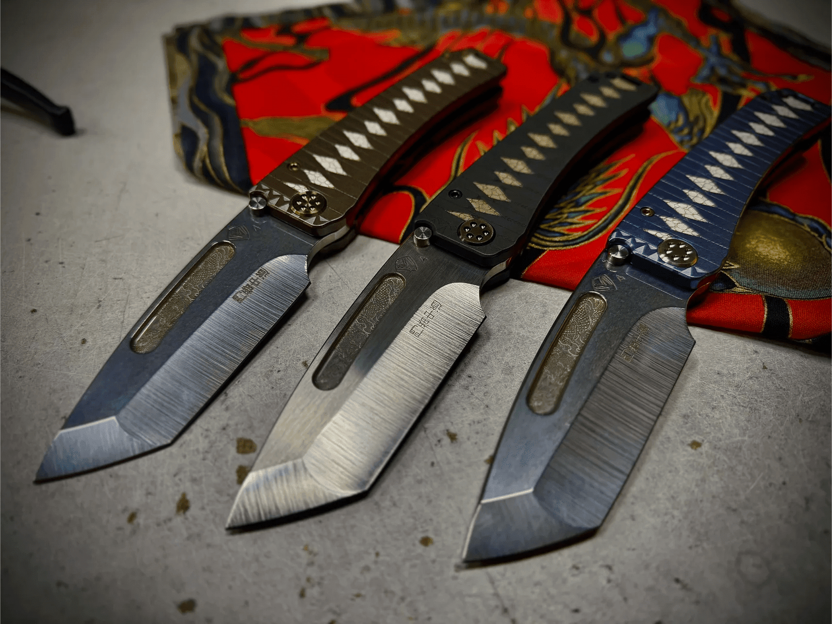 yamato tsuma　10k Tsumami-maki Wrapped Handle - Medford Knife & Tool