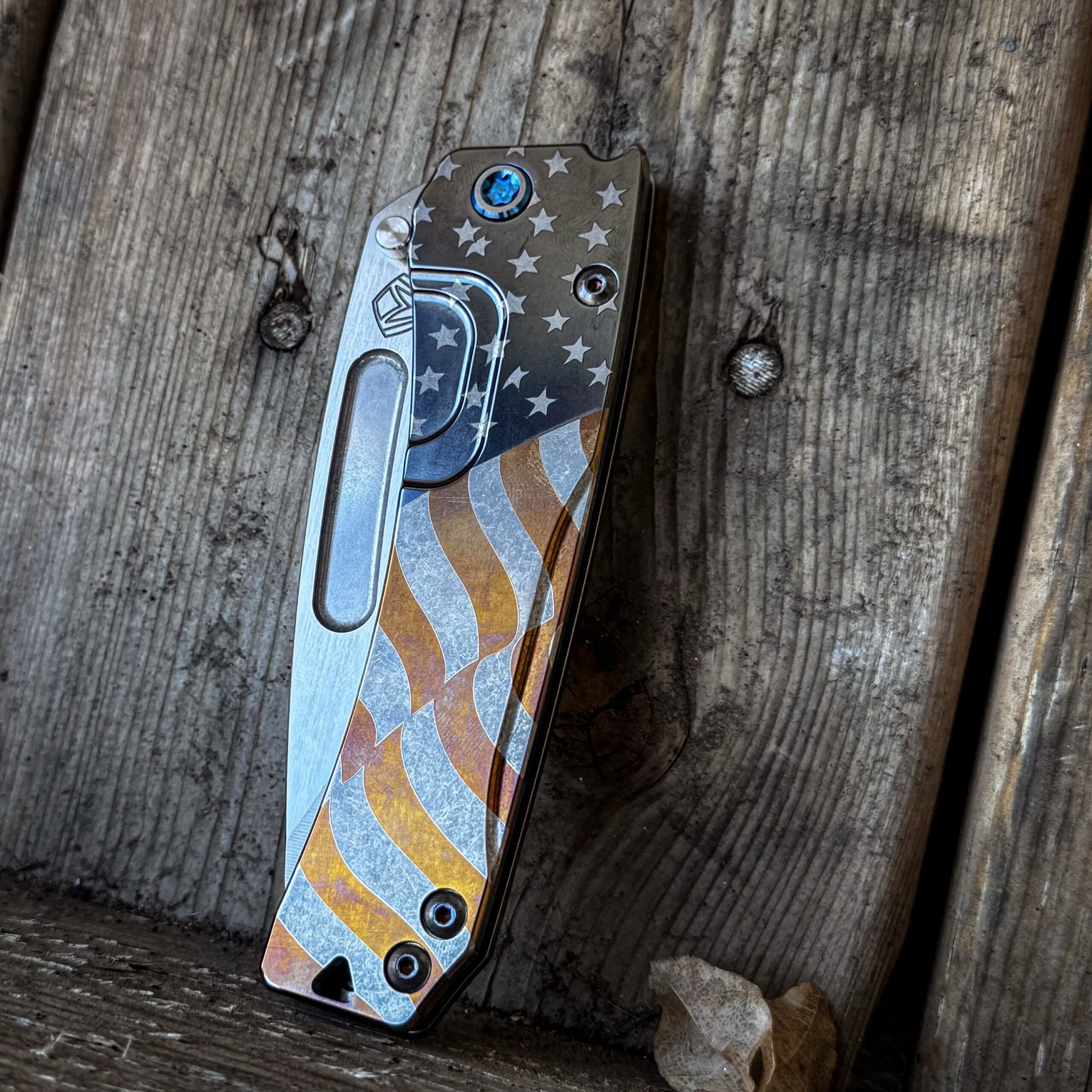 American Flag Slim Midi Drop Point