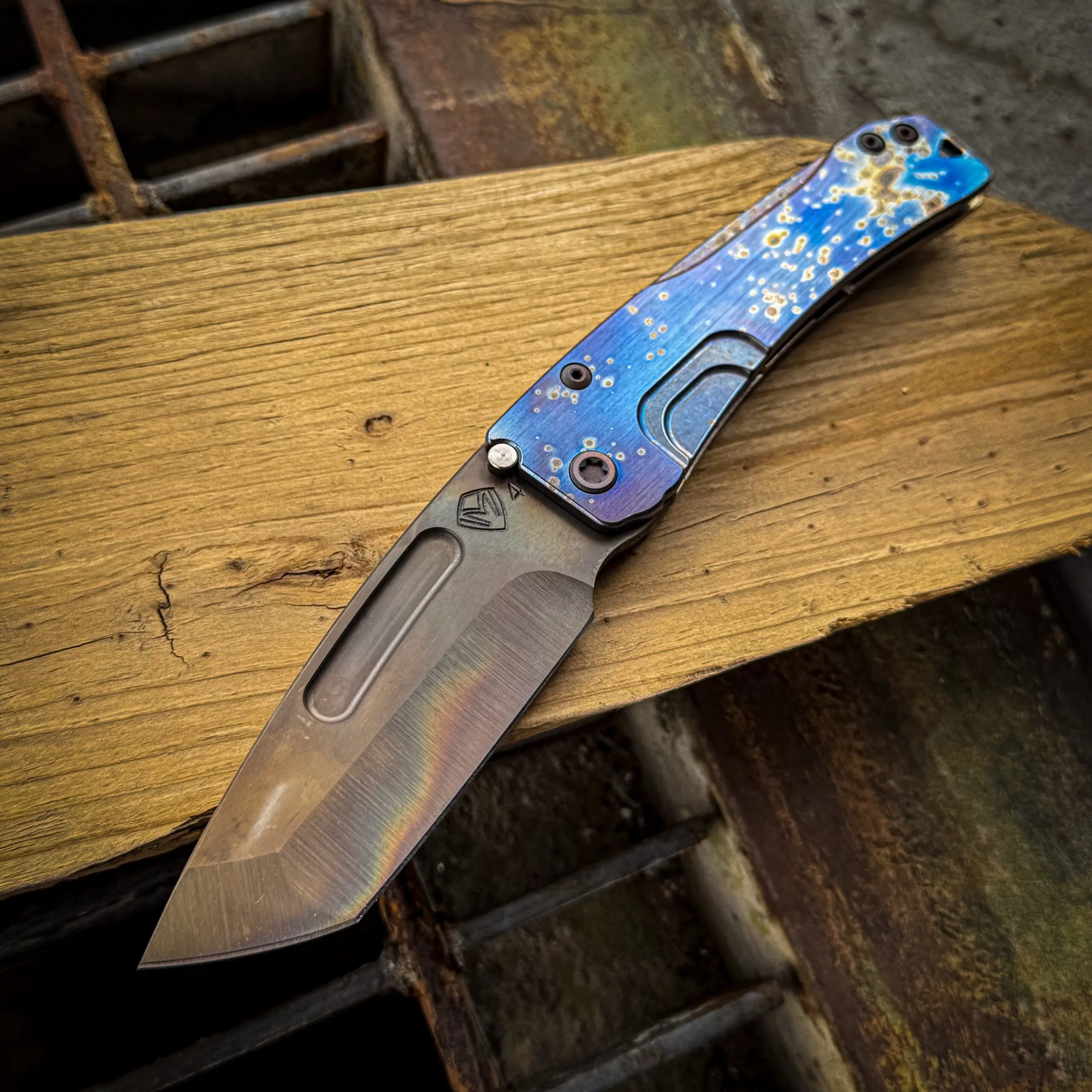 Galaxy Flamed Vulcan Slim Midi Tanto