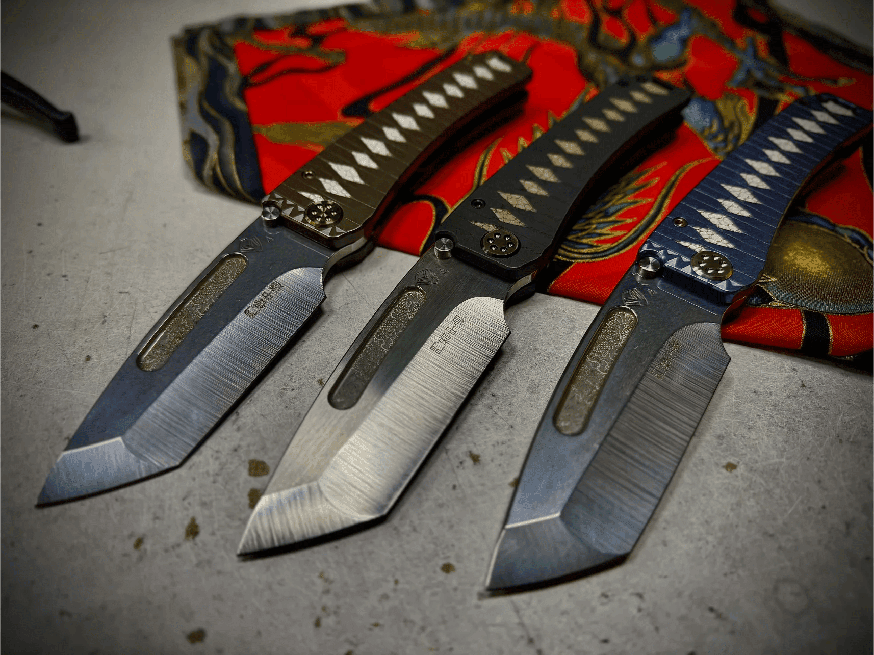 yamato tsuma　10k Tsumami-maki Wrapped Handle - Medford Knife & Tool
