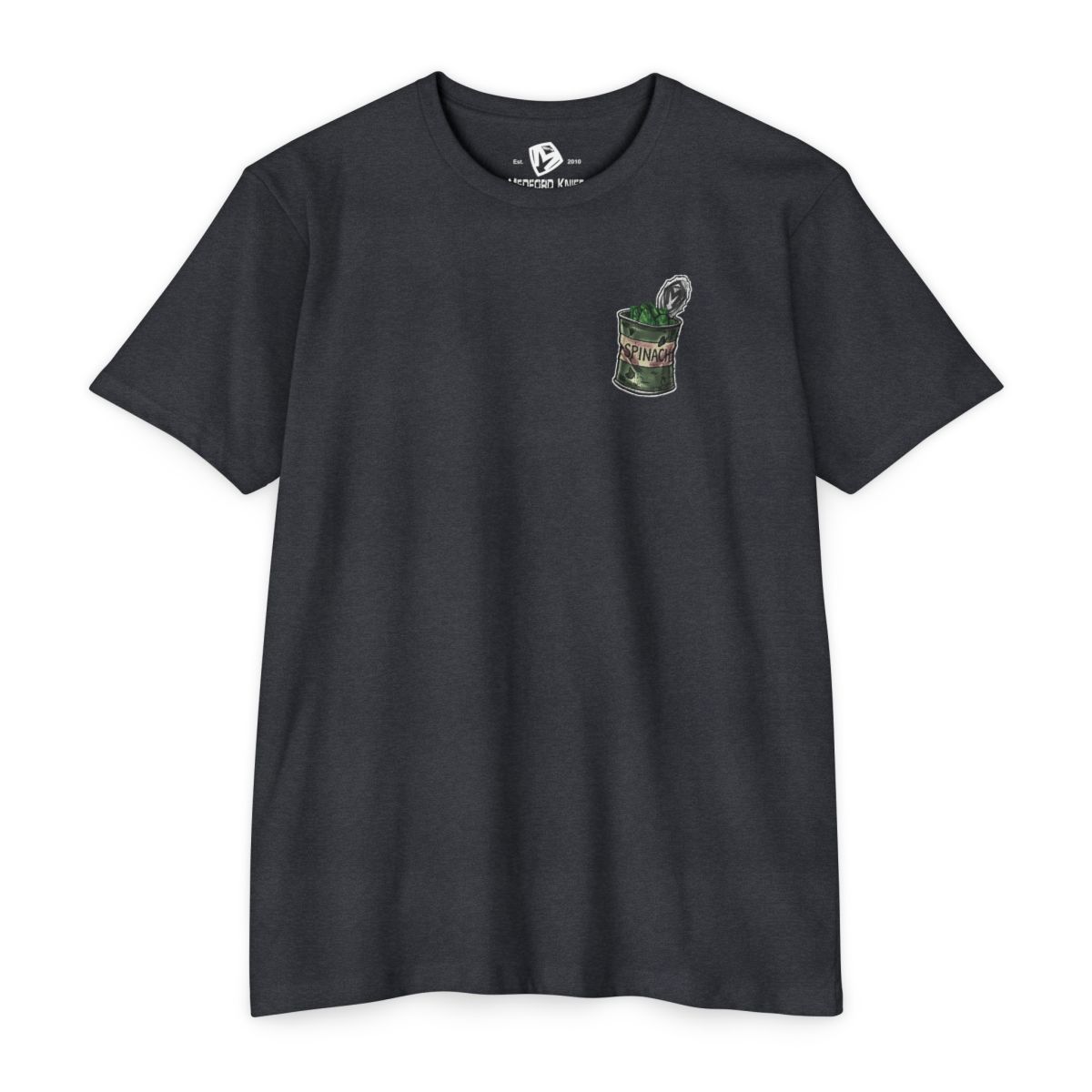 OLD SAILOR MAN, USMC FIGHTER T-shirt – CVC Charcoal (Front)