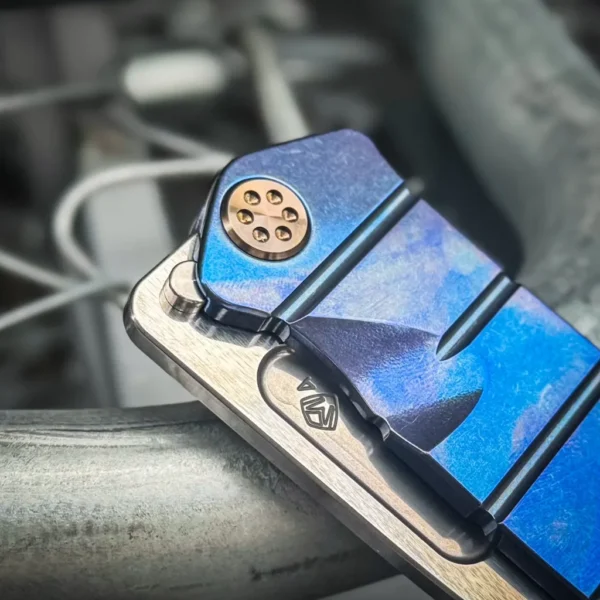 Blue with Bronze Fighter Flipper