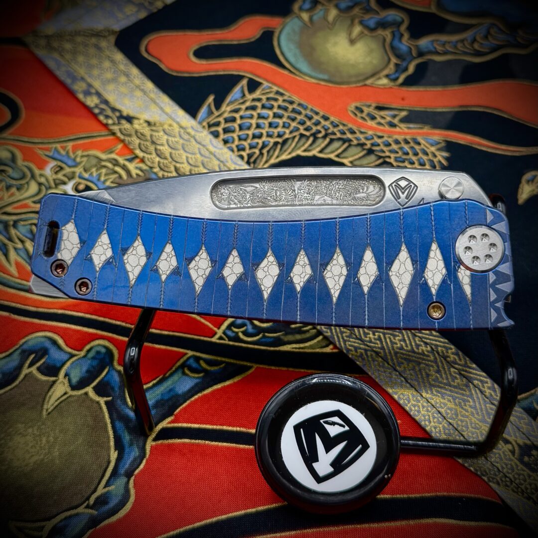 Tsumami Maki Wrap Marauder-H - Blue - Medford Knife & Tool