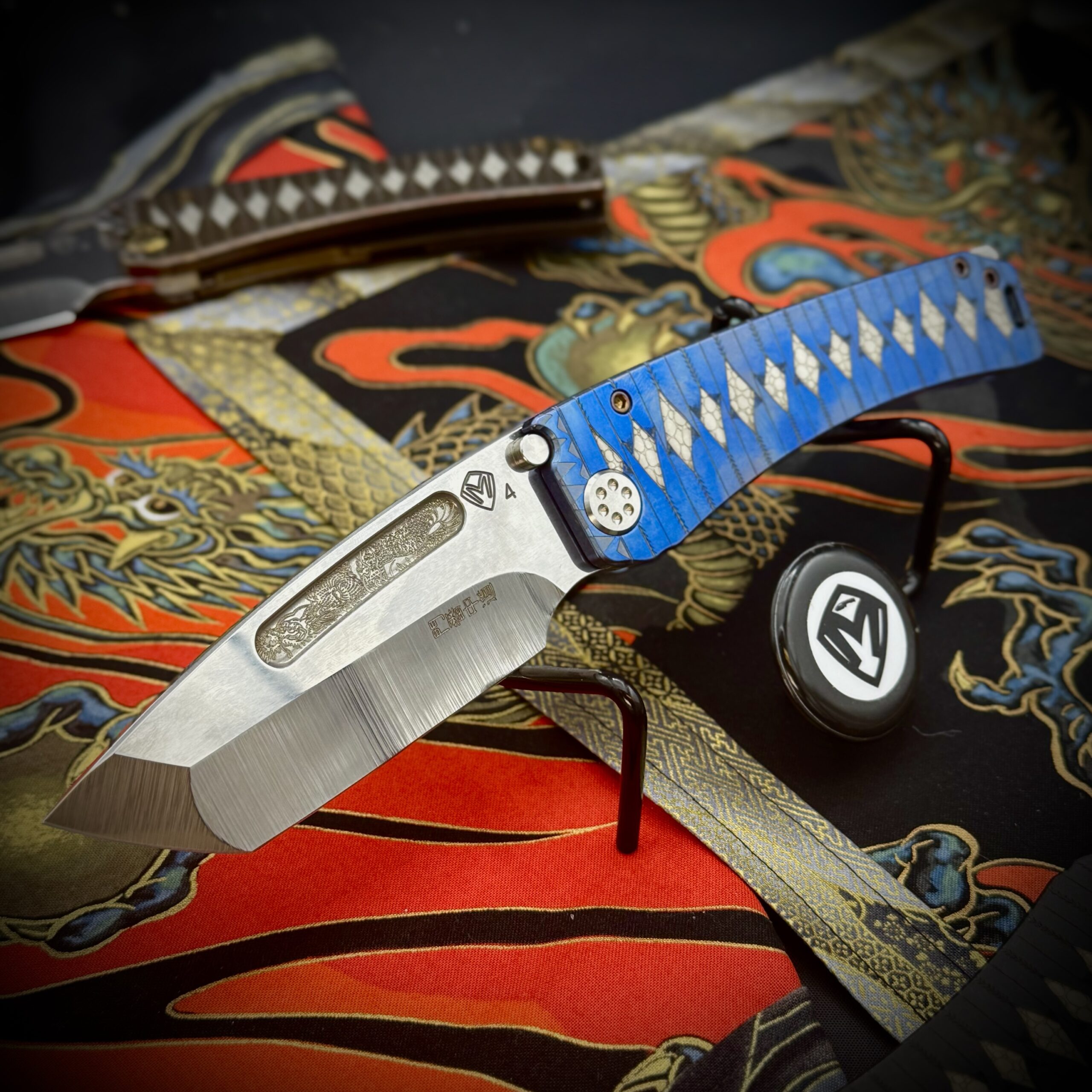 Tsumami Maki Wrap Marauder-H - Blue - Medford Knife & Tool