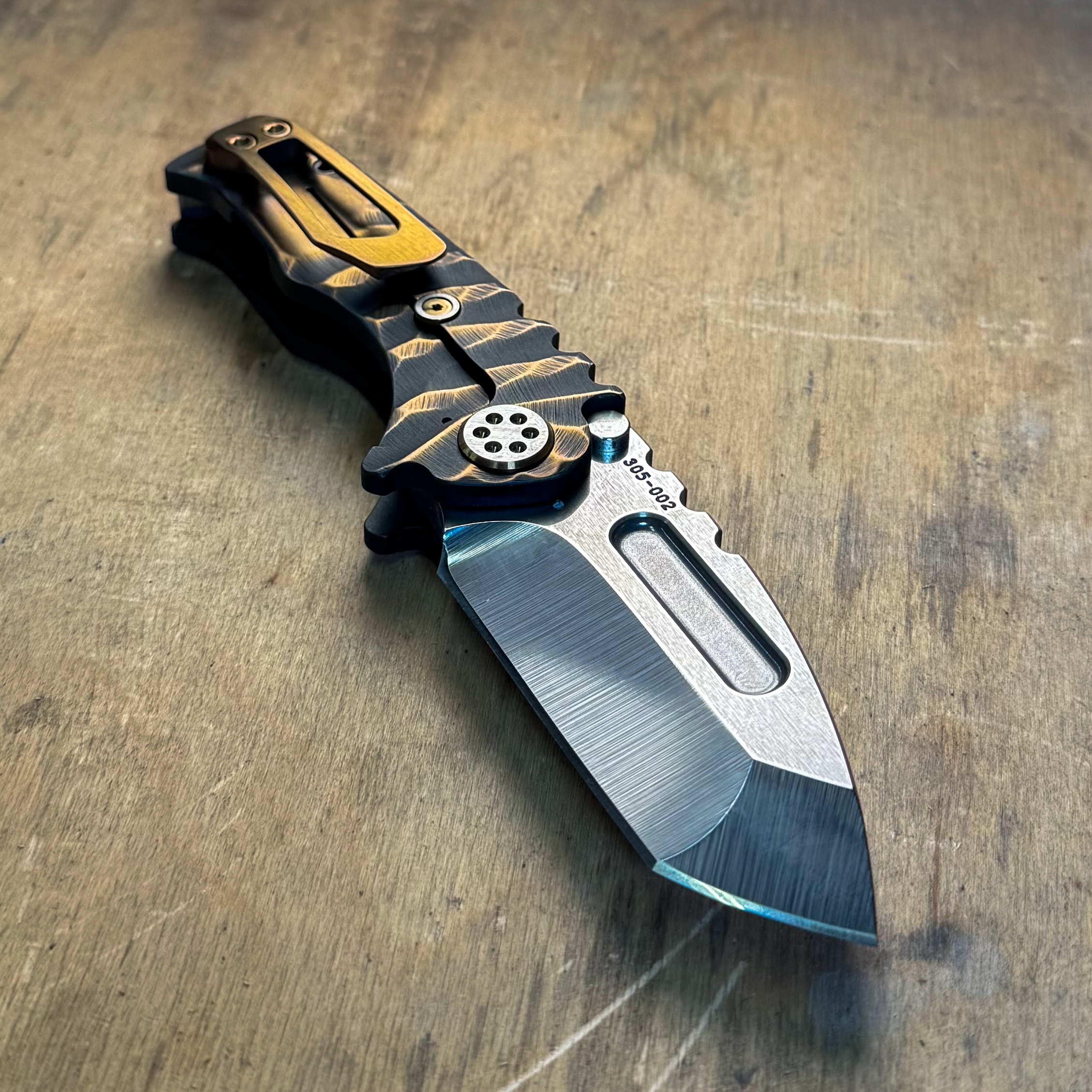 Black with Bronze Predator Micro Ti 4