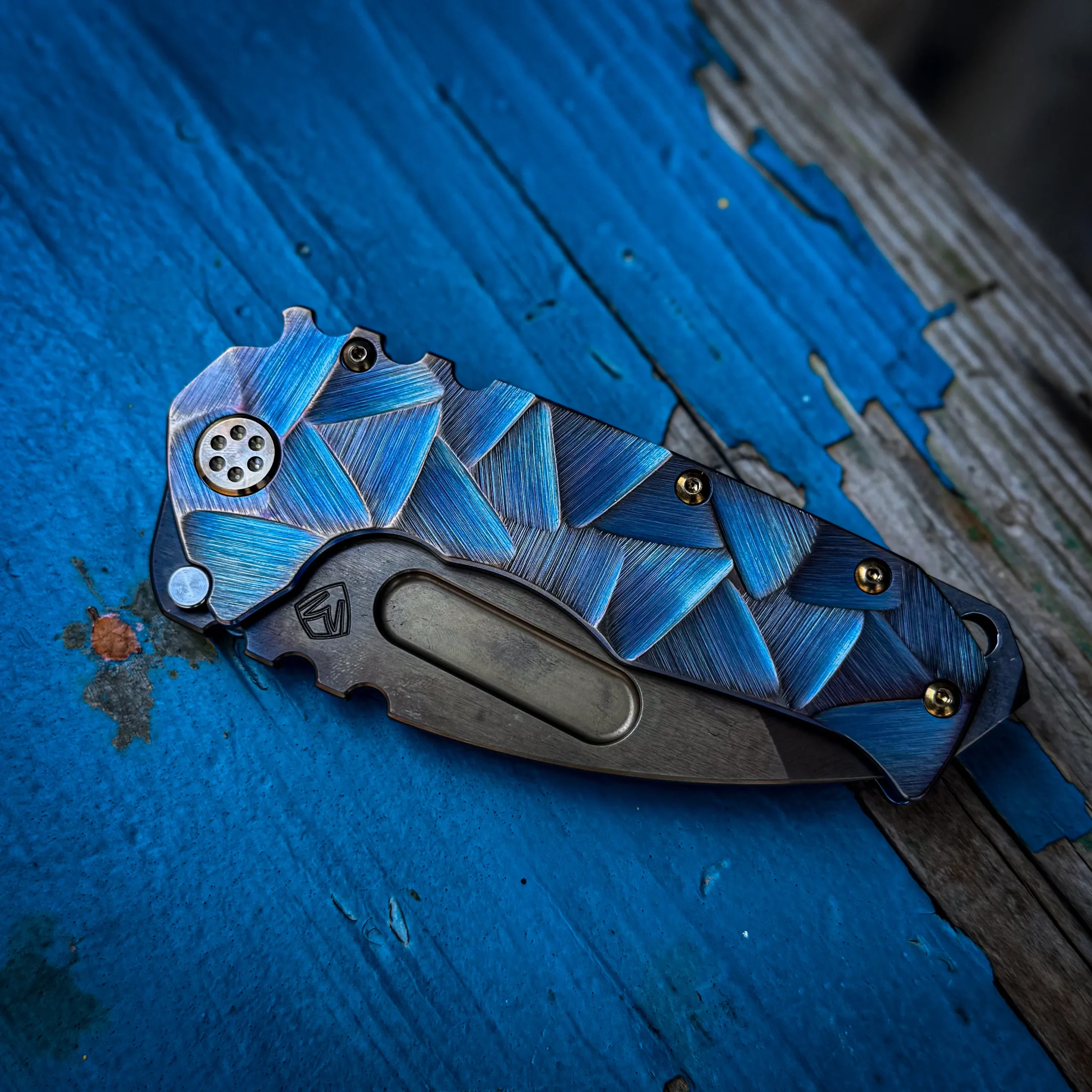 Vulcan Stained Glass Praetorian T - Medford Knife & Tool