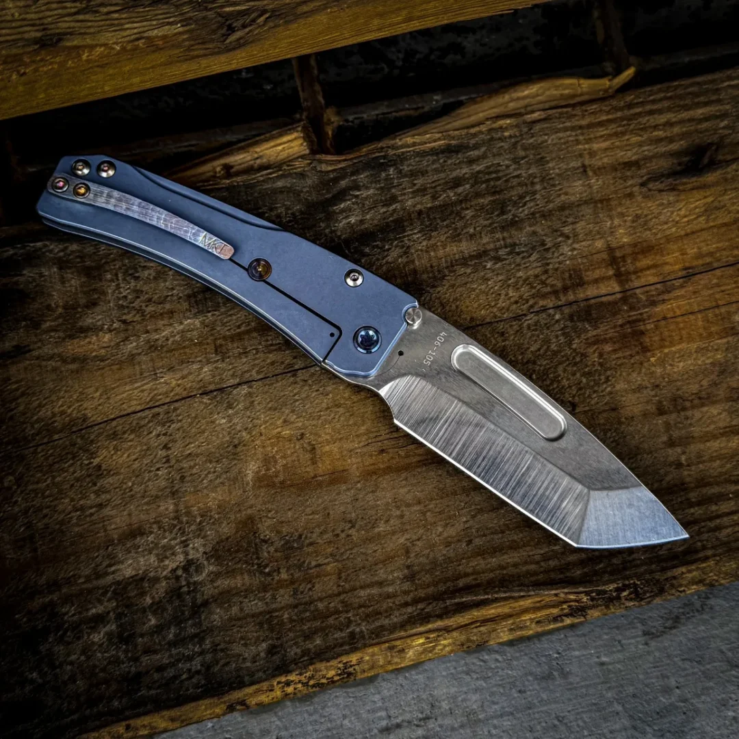 Blue Slim Midi Tanto - Image 5