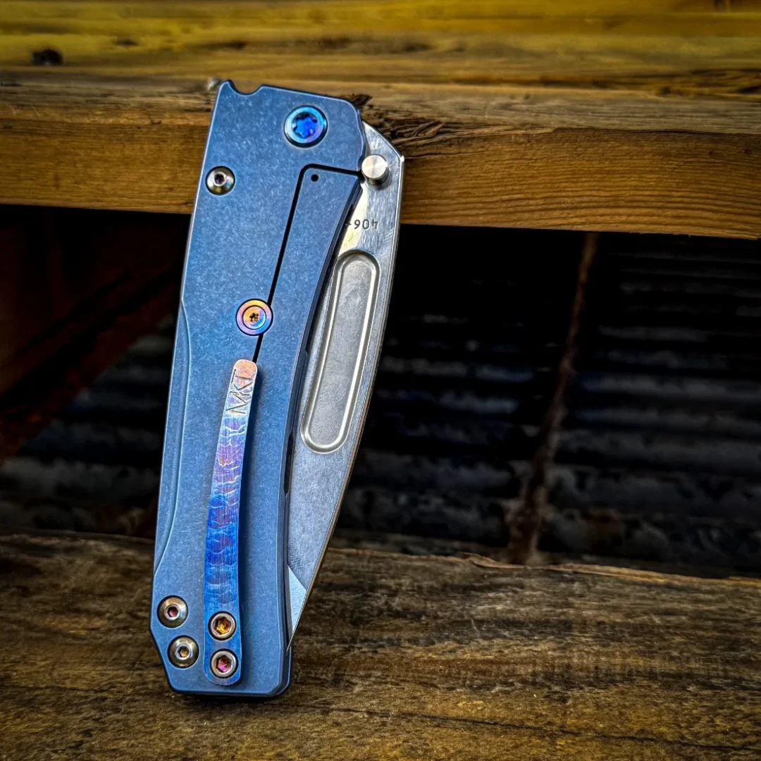 Blue Slim Midi Tanto - Image 9