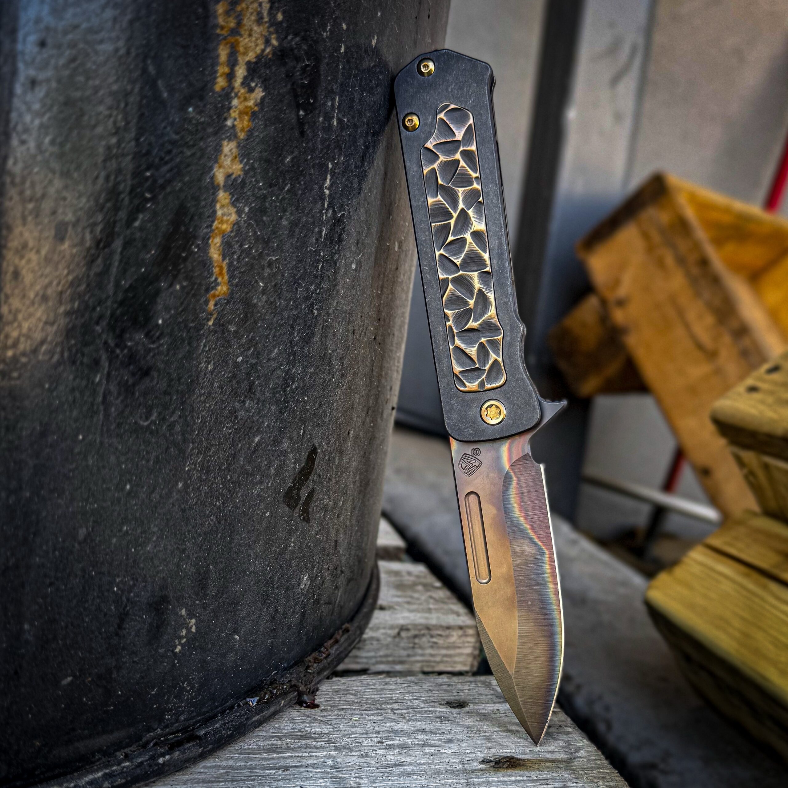 Distressed Black and Bronze Vulcan TFF-4 photo 4