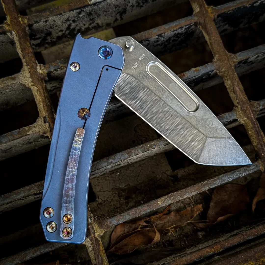 Blue Slim Midi Tanto - Image 8
