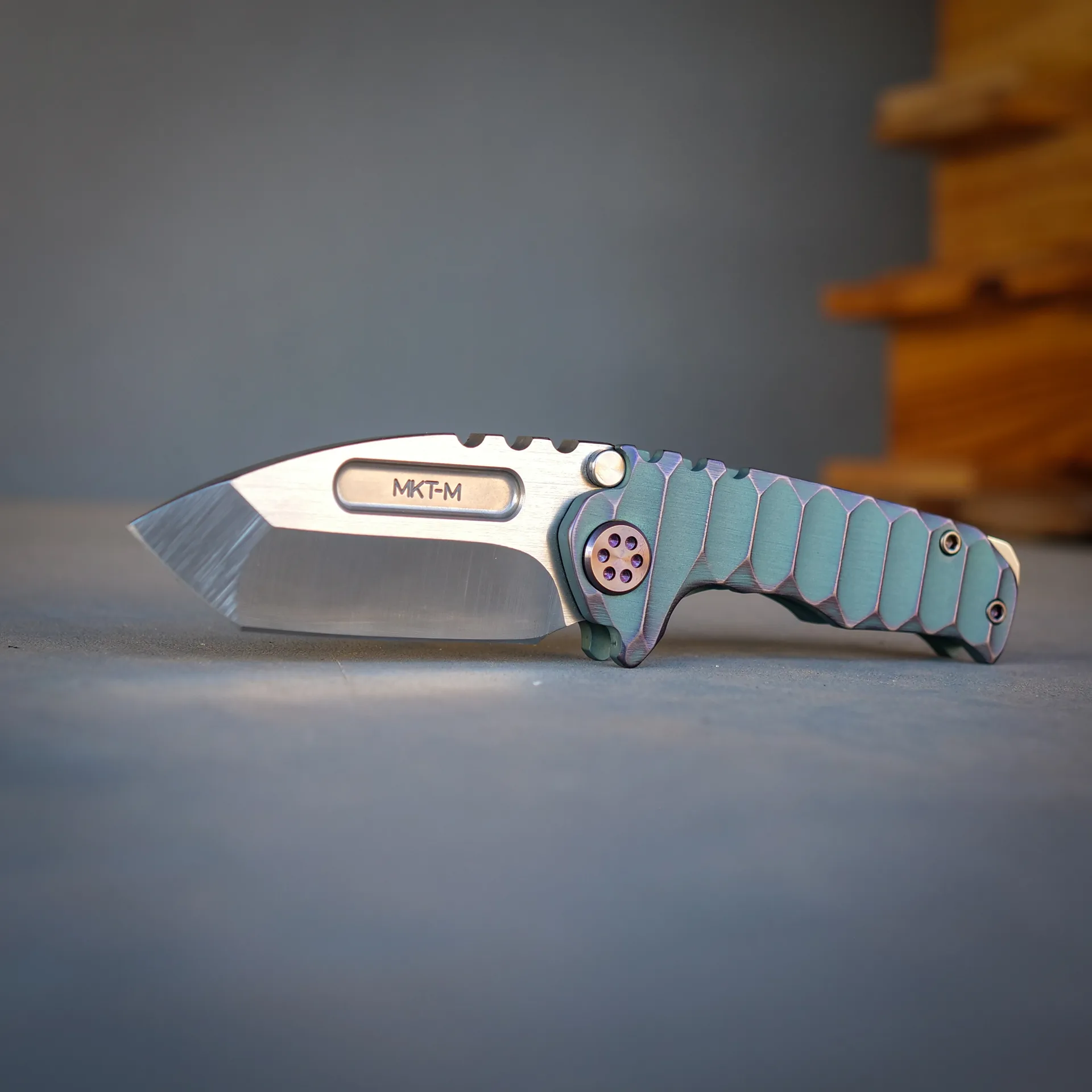 Green&Violet Diamondhead Micro Praetorian Ti 6
