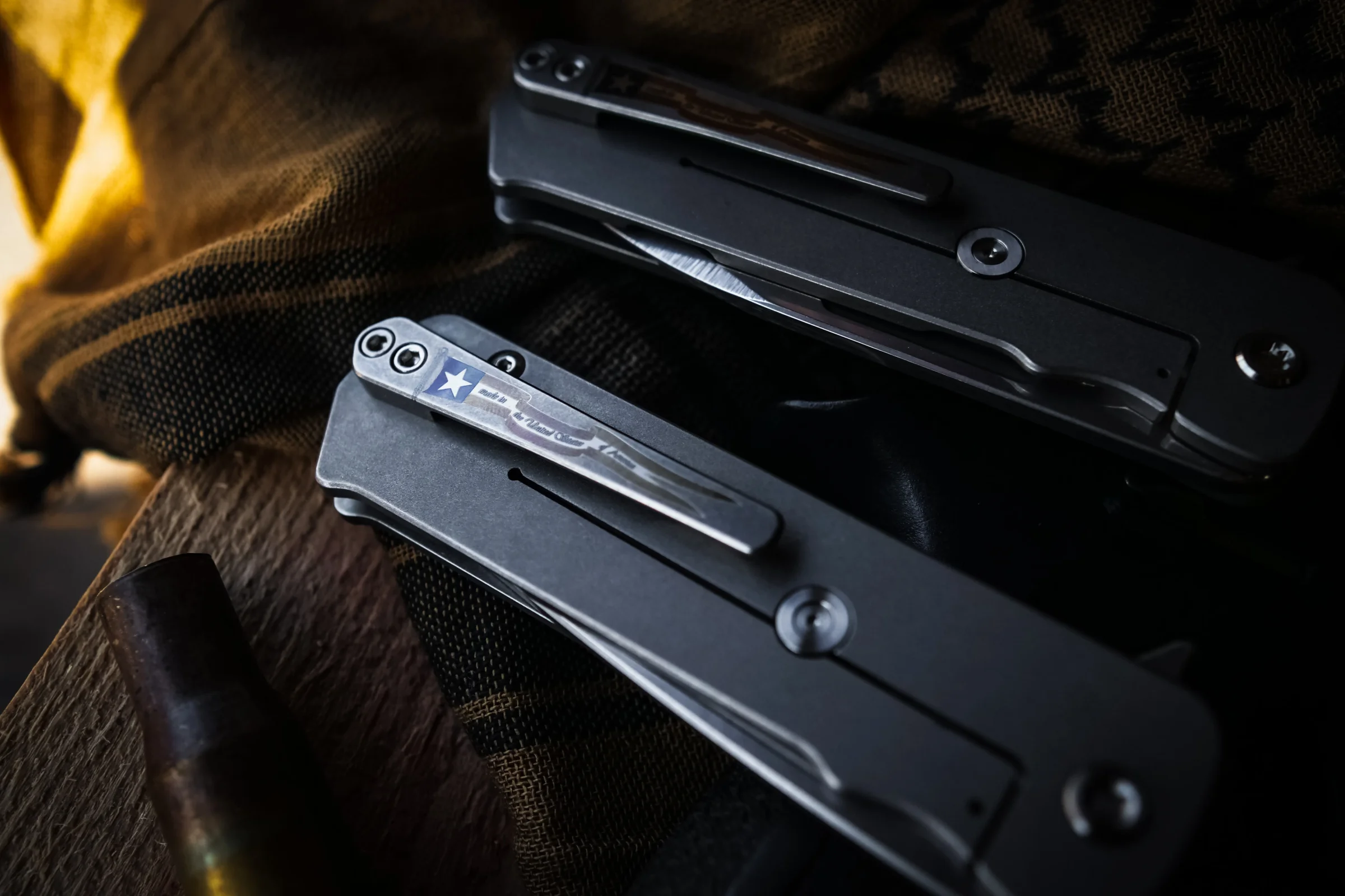 TFF-4 Titanium Frame Folder - S35VN Steel | Medford Knife & Tool
