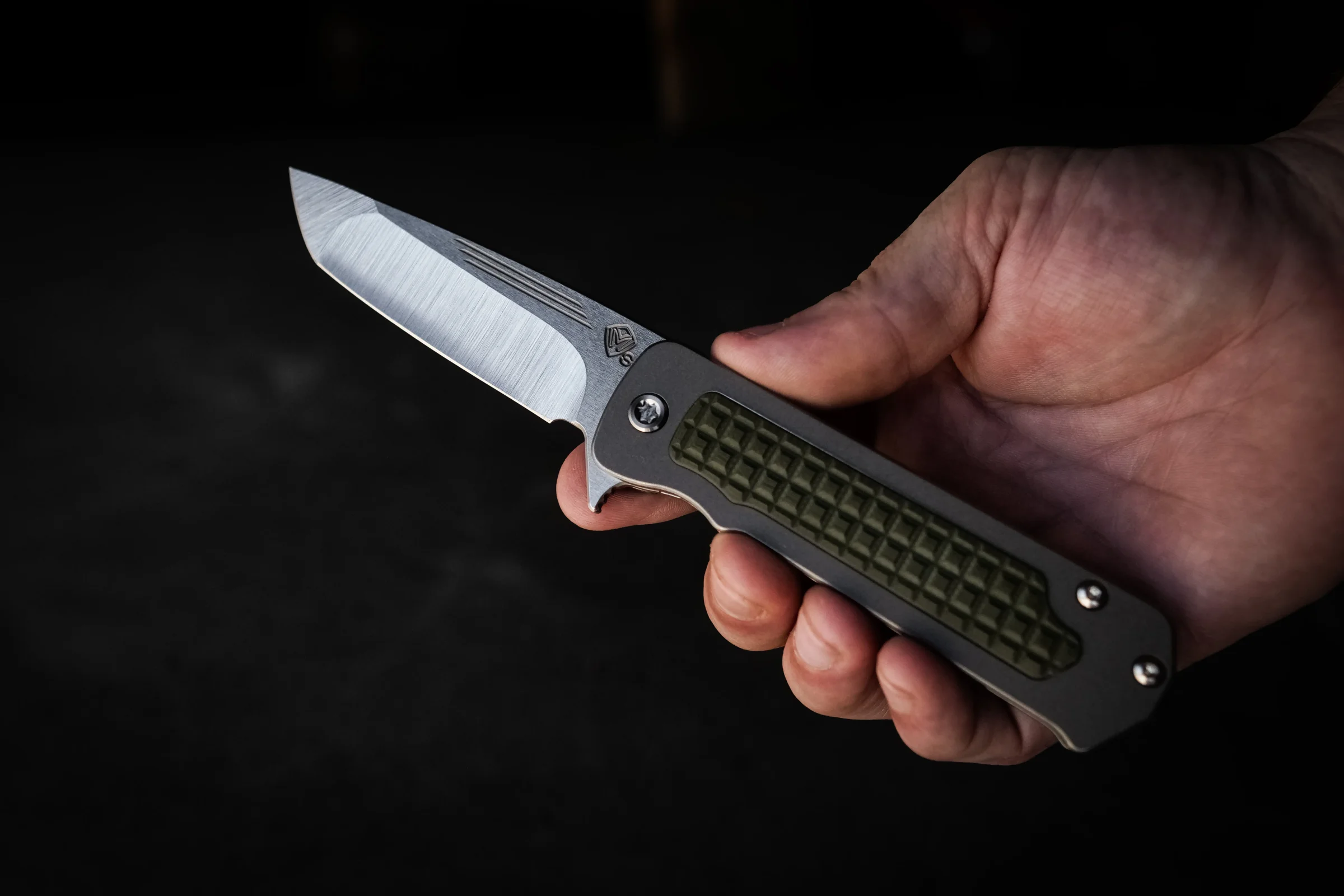 TFF-4 Titanium Frame Folder - S35VN Steel | Medford Knife & Tool