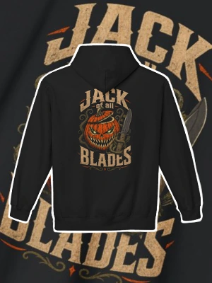 Jack of Blades Softstyle Hoodie — promotional artwork